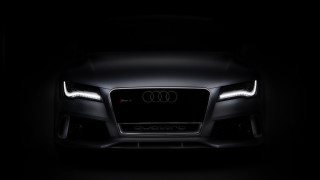 Black car dark headlights spotlight 2 - its headlight free wallpaper