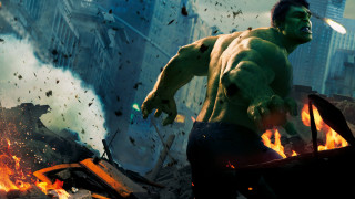 Hulk man fire destruction embers - huge free wallpaper