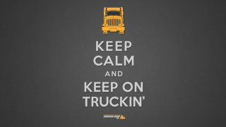 Yellow truck keep calm cross - calm free wallpaper