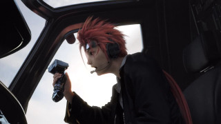 Red haired man car phone - his ear free wallpaper