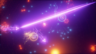 Purple red aurora sky star - object free wallpaper