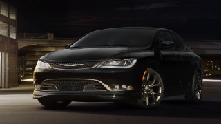 Black car parking lot night - a black car free wallpaper