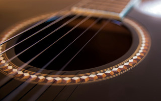 Guitar strings closeup tiltshift folkart - folk art free wallpaper