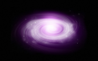 Purple spiral starry sky galaxy - a white light free wallpaper