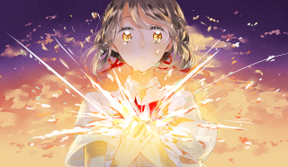 Girl red bow white object - a white object free wallpaper