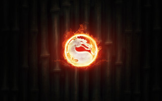 Fire horse circle fire black - dragon art free wallpaper