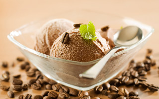 Ice cream bowl coffee beans - coffee bean free wallpaper for desktop