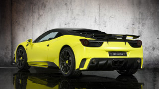 Yellow sports car garage farid - a black floor free wallpaper