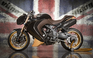 Motorcycle britishflag reflection neoclassicism digitalrendering - british free wallpaper