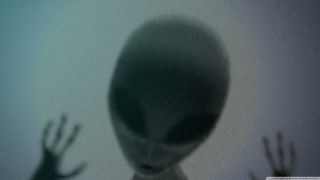 Blurry child head hands shadow - alien free wallpaper for desktop