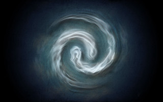 White blue swirls dark sky - a swirl free wallpaper