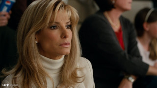 Blonde woman white sweater sitting - a crowd free wallpaper