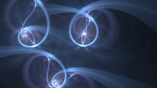Blue abstract spiral lightning generative - lightening free wallpaper