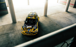 Modified car yellow wrap black - the front of its free wallpaper for desktop