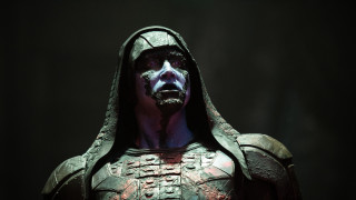 Man costume painted face hood - painted free wallpaper