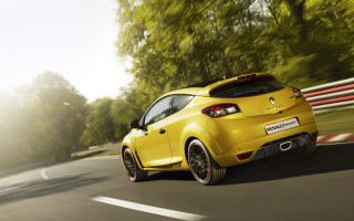 Yellow car forest road mountain - a yellow car free wallpaper