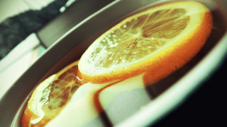 Orange slice bowl water black - christian w. staudinger free wallpaper