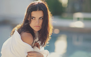 Woman pool portrait flavia blois - flavia bloi free wallpaper for desktop