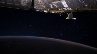 Satellite earth night stars space - a satellite satellite free wallpaper