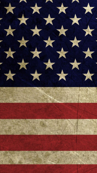 Grungy american flag background faded - free aesthetic wallpaper for mobile
