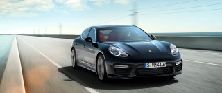 Black porsche panamera highway ocean - a highway next free wallpaper