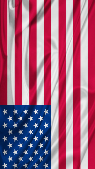 Red white stripe blue bottom - dystopian free wallpaper
