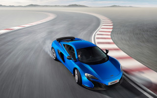 Blue sports car track mountain - a track free wallpaper