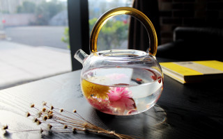Tea pot flower table book - ding yunpeng free wallpaper for desktop