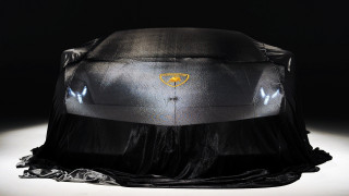 Car covered black cloth yellow - shown free wallpaper