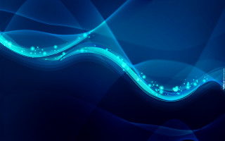 Blue abstract wave light hologram - a blue abstract background free wallpaper