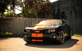 Black orange car driveway fence 2 - a driveway next free wallpaper for desktop