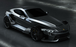 Silver sports car rayonism digital - a shadow of the car free wallpaper