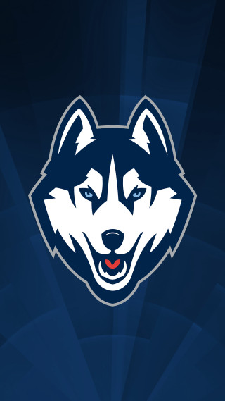 Husky logo blue background red - allan brooks free wallpaper for mobile