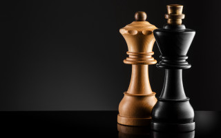 Black brown chess 3d armor - a black surface free wallpaper for desktop