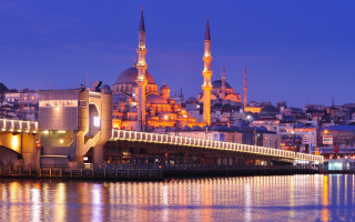 Bridge tokyo night cityscape lights - a bridge over a body of water free wallpaper