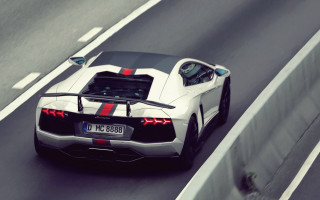 White sports car tiltshift striped - andrew law free wallpaper for desktop