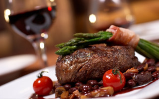 Food wine fruit photography rendering - a plate of food free wallpaper