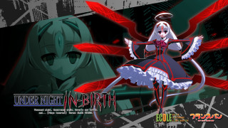 Anime red angel wings black - orphism free wallpaper