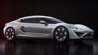 White sports car red stripe 2 - body free wallpaper for desktop