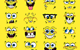Cartoon faces smiling expressions popart - corneille free wallpaper