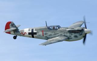 Small plane blue sky propeller - a propeller free wallpaper