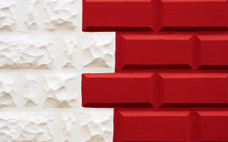 Red white wall clock cubist - cubist free wallpaper for desktop