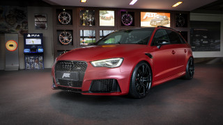 Red car garage clocks 3d - a garage next free wallpaper