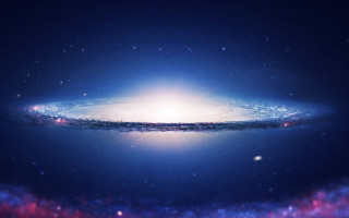Large colorful object sky bright - galaxy free wallpaper for desktop