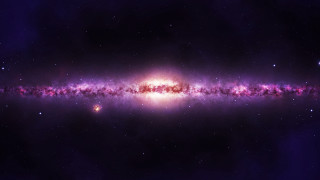 Cosmic colorful starfield galaxy aurora - space free wallpaper for desktop