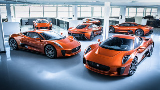 Orange sports cars garage white 2 - a black door free wallpaper