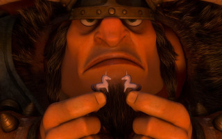 Cartoon helmet cigarette frown symbolism - holding free wallpaper