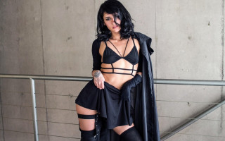 Black outfit vanitas portrait sakimi - a black cape free wallpaper