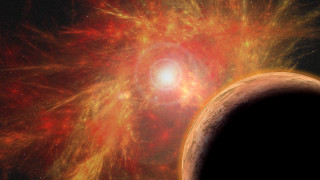 Blackhole brightlight star space art - a black hole in the sky free wallpaper