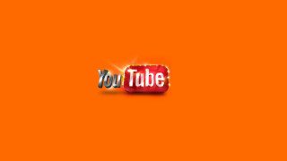 Red button youtube orange background - an orange background free wallpaper